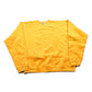 Other Clothing > Gender Neutral Adult Clothing > Hoodies & Sweatshirts > Sweatshirts Vintage 1990s Blank Yellow Crewneck Sweatshirt / 90s Crewneck / Made In USA / Essential / Streetwear / 90s Blank