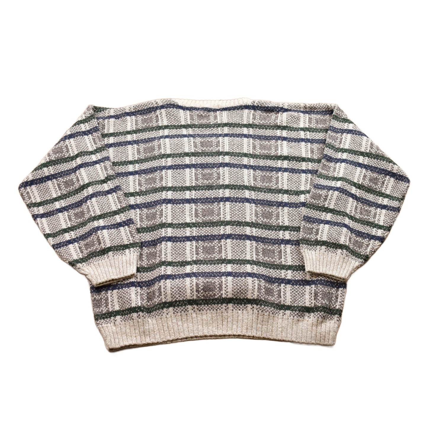 Other Clothing > Gender Neutral Adult Clothing > Hoodies & Sweatshirts > Sweatshirts Vintage 1990s Boca Classics Knitted Crewneck Sweater Men's XL