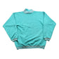 Other Clothing > Gender Neutral Adult Clothing > Hoodies & Sweatshirts > Sweatshirts Vintage 1990s Bold Spirit Turquoise Blank Sweatshirt / 90s Sweatshirt / Made In USA / Essential / Streetwear / 90s Blank / Striped Collar
