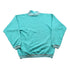Other Clothing > Gender Neutral Adult Clothing > Hoodies & Sweatshirts > Sweatshirts Vintage 1990s Bold Spirit Turquoise Blank Sweatshirt / 90s Sweatshirt / Made In USA / Essential / Streetwear / 90s Blank / Striped Collar