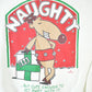 Other Clothing > Gender Neutral Adult Clothing > Hoodies & Sweatshirts > Sweatshirts Vintage 1990s Cartoon Naughty Reindeer Christmas Crewneck Sweatshirt Mens L