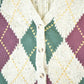 Other Clothing > Gender Neutral Adult Clothing > Hoodies & Sweatshirts > Sweatshirts Vintage 1990s Cotton Ginny Argyle Pattern Chunky Knit Cardigan Sweater Vest Women's S