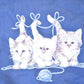 Other Clothing > Gender Neutral Adult Clothing > Hoodies & Sweatshirts > Sweatshirts Vintage 1990s Cute Kittys Double Collar Crewneck Sweatshirt Womens XL