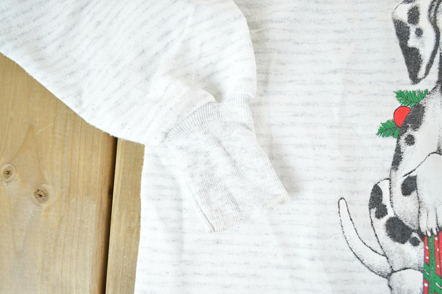 Other Clothing > Gender Neutral Adult Clothing > Hoodies & Sweatshirts > Sweatshirts Vintage 1990s Dalmatian Christmas Sweater Night Dress Womens XL