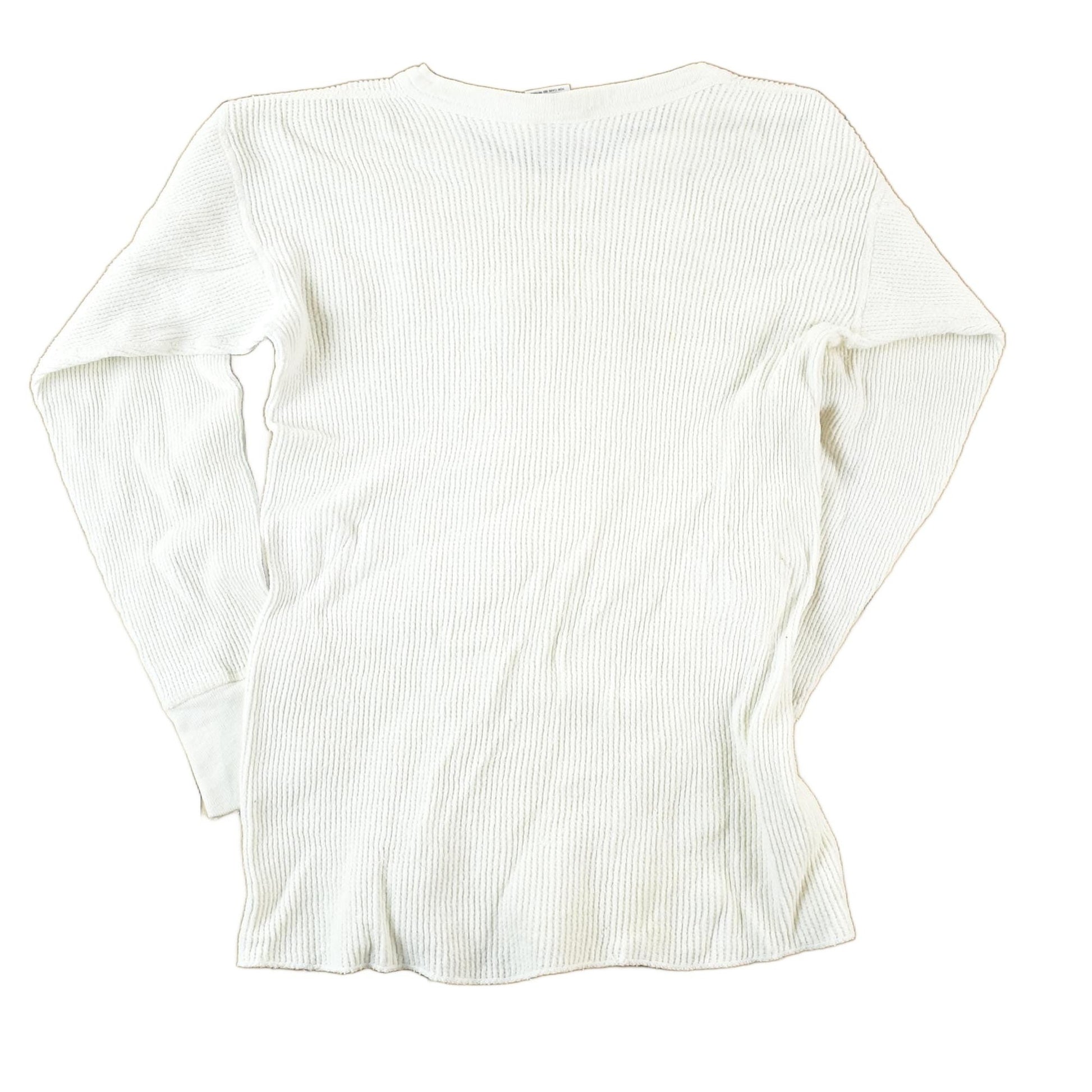 Other Clothing > Gender Neutral Adult Clothing > Hoodies & Sweatshirts > Sweatshirts Vintage 1990s Deep North Thermal Knit Crewneck Undershirt Mens M