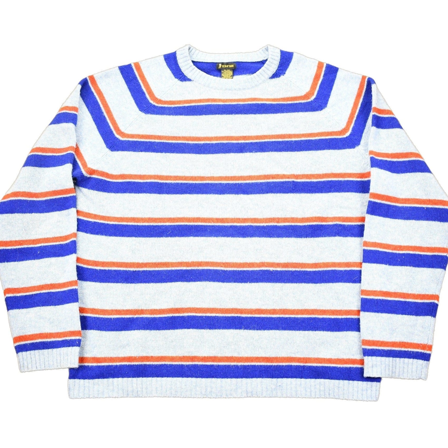 Other Clothing > Gender Neutral Adult Clothing > Hoodies & Sweatshirts > Sweatshirts Vintage 1990s F Ink Wool Knit Raglan Crewneck Sweater Men's XL