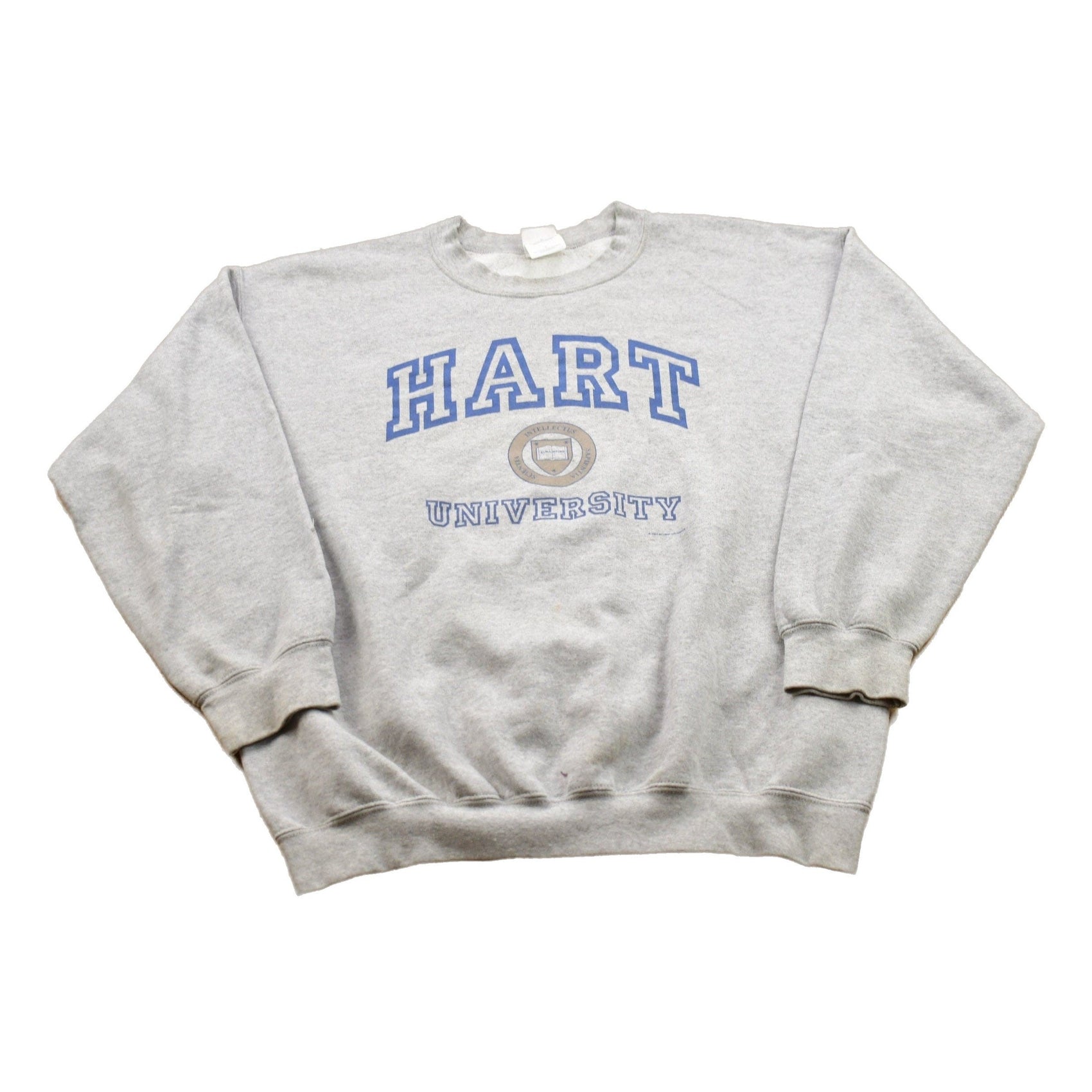 Other Clothing > Gender Neutral Adult Clothing > Hoodies & Sweatshirts > Sweatshirts Vintage 1990s Hart University Collegiate Crewneck Men's Large
