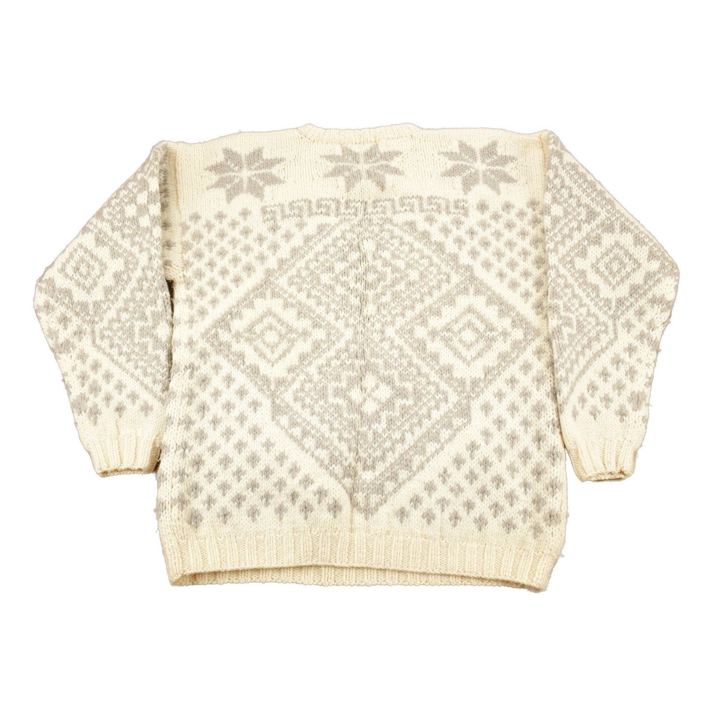 Other Clothing > Gender Neutral Adult Clothing > Hoodies & Sweatshirts > Sweatshirts Vintage 1990s Iarazzia Winter Theme Knit Crewneck Sweater Men's Medium