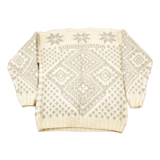 Other Clothing > Gender Neutral Adult Clothing > Hoodies & Sweatshirts > Sweatshirts Vintage 1990s Iarazzia Winter Theme Knit Crewneck Sweater Men's Medium