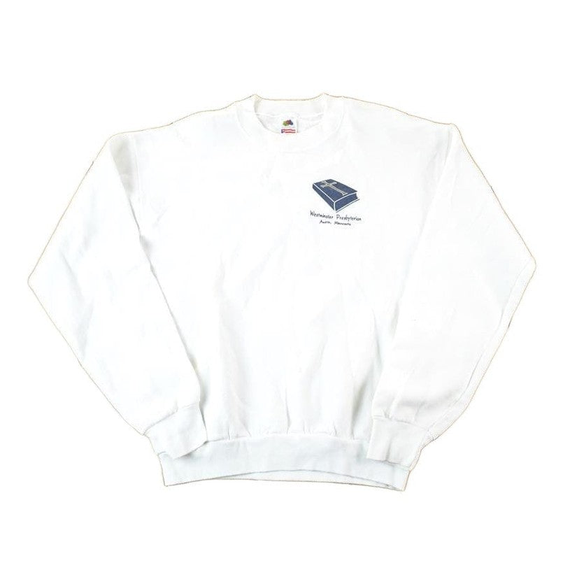 Other Clothing > Gender Neutral Adult Clothing > Hoodies & Sweatshirts > Sweatshirts Vintage 1990s Joyful Noise Unto The World Crewneck Sweatshirt Mens L