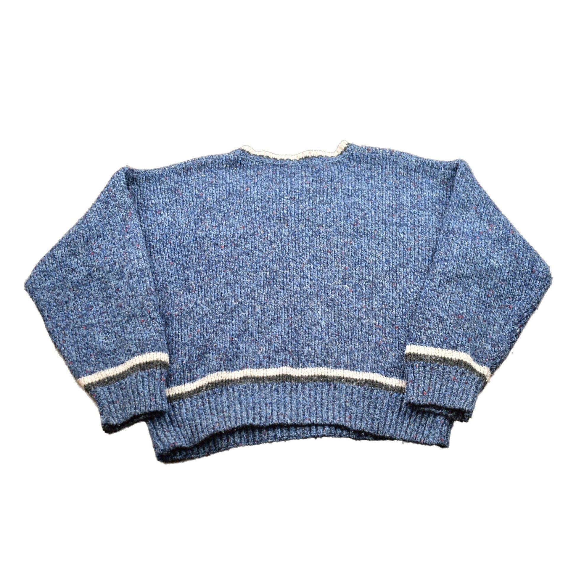 Other Clothing > Gender Neutral Adult Clothing > Hoodies & Sweatshirts > Sweatshirts Vintage 1990s Knitted Crewneck Sweater Men's Small