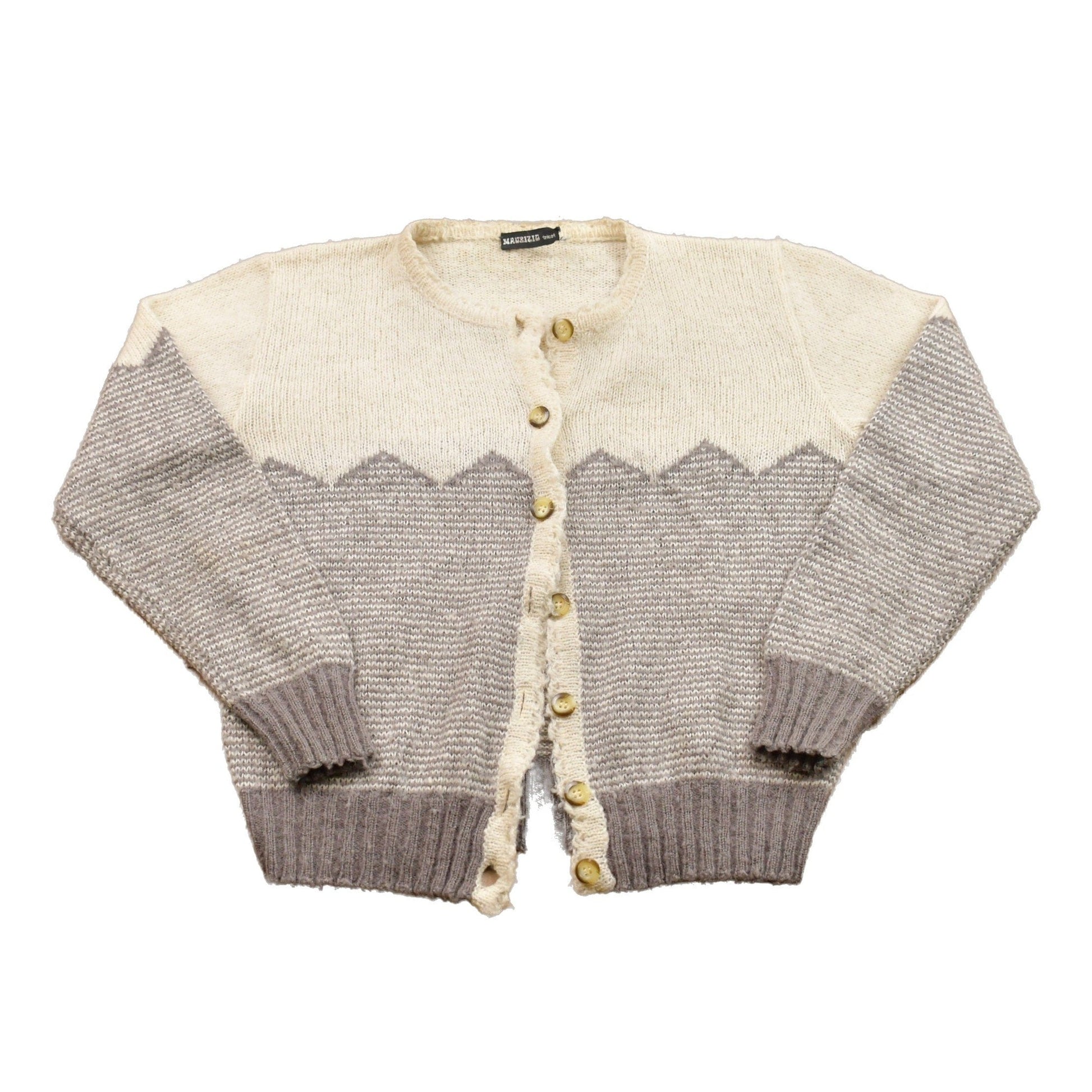 Other Clothing > Gender Neutral Adult Clothing > Hoodies & Sweatshirts > Sweatshirts Vintage 1990s Maurizo Button Up Cardigan Sweater