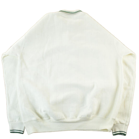 Other Clothing > Gender Neutral Adult Clothing > Hoodies & Sweatshirts > Sweatshirts Vintage 1990s Metropolitan National Bank Collared Sweatshirt Men's XL