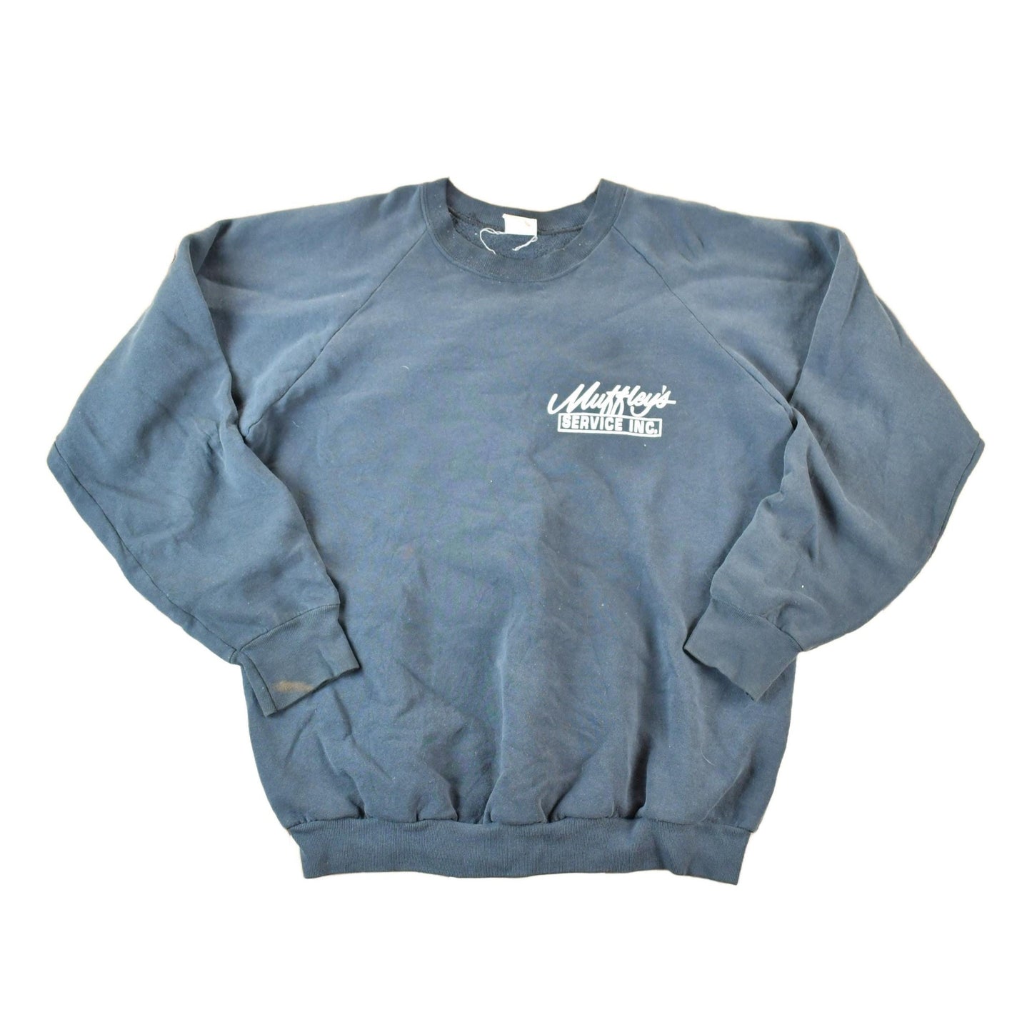 Other Clothing > Gender Neutral Adult Clothing > Hoodies & Sweatshirts > Sweatshirts Vintage 1990s Muffley's Service Inc Crewneck Sweatshirt Mens L