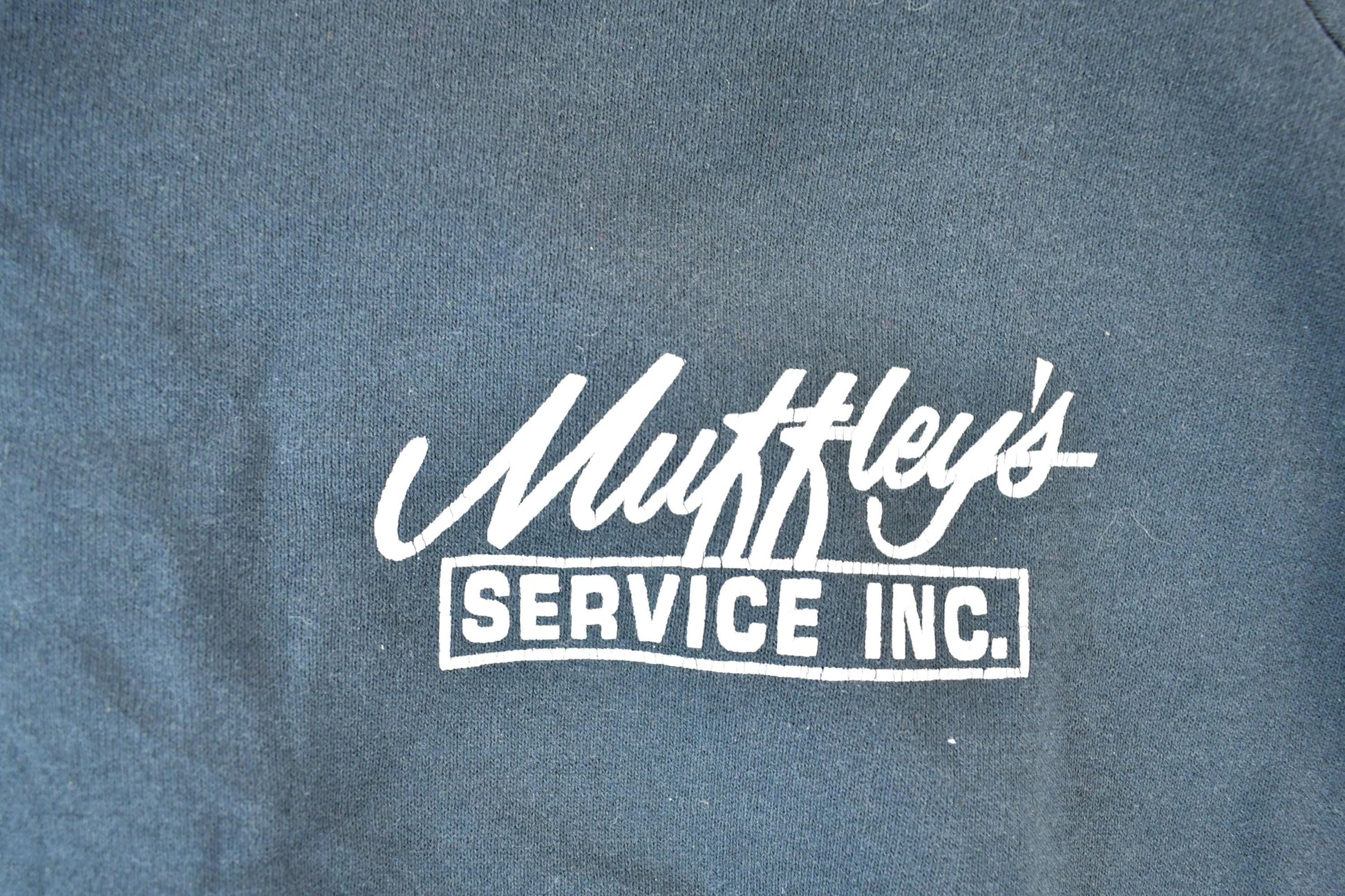 Other Clothing > Gender Neutral Adult Clothing > Hoodies & Sweatshirts > Sweatshirts Vintage 1990s Muffley's Service Inc Crewneck Sweatshirt Mens L