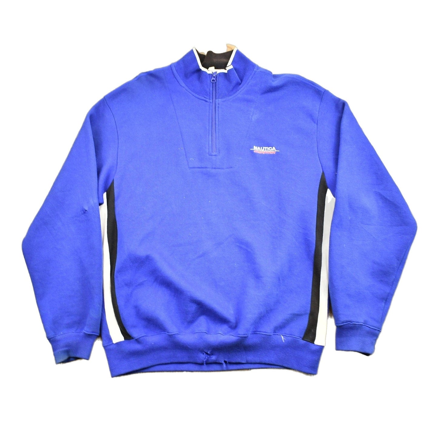 Other Clothing > Gender Neutral Adult Clothing > Hoodies & Sweatshirts > Sweatshirts Vintage 1990s Nautica Competition Quarter Zip Sweatshirt Men's Large