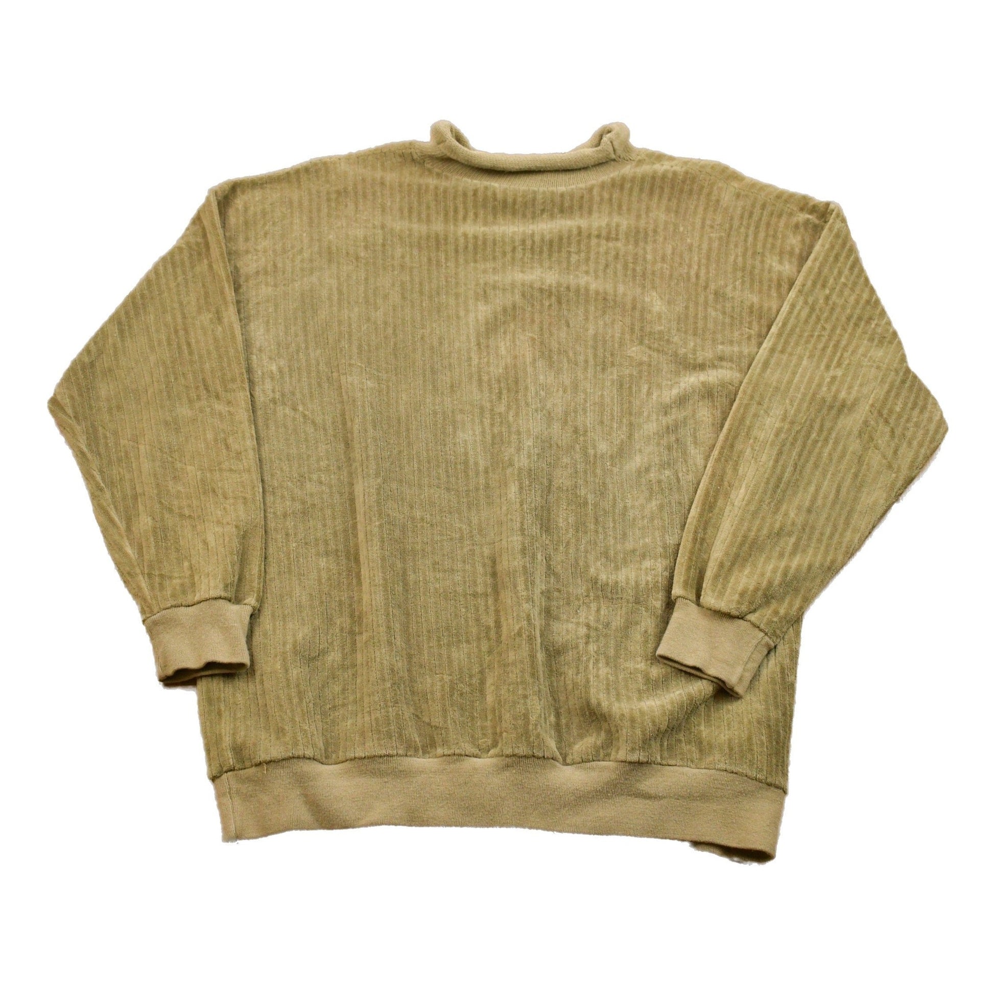 Other Clothing > Gender Neutral Adult Clothing > Hoodies & Sweatshirts > Sweatshirts Vintage 1990s Neiman Marcus Mock Neck Crewneck Sweatshirt Men's Large