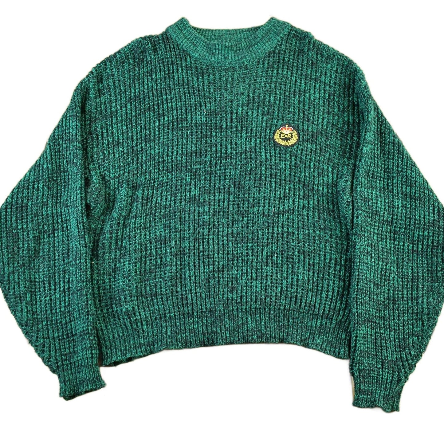 Other Clothing > Gender Neutral Adult Clothing > Hoodies & Sweatshirts > Sweatshirts Vintage 1990s New Logic Knit Sweater Men's Large