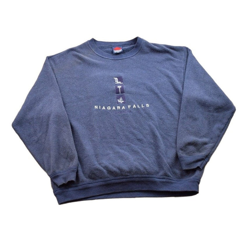 Other Clothing > Gender Neutral Adult Clothing > Hoodies & Sweatshirts > Sweatshirts Vintage 1990s Niagara Falls Crewneck Sweatshirt Men's Medium