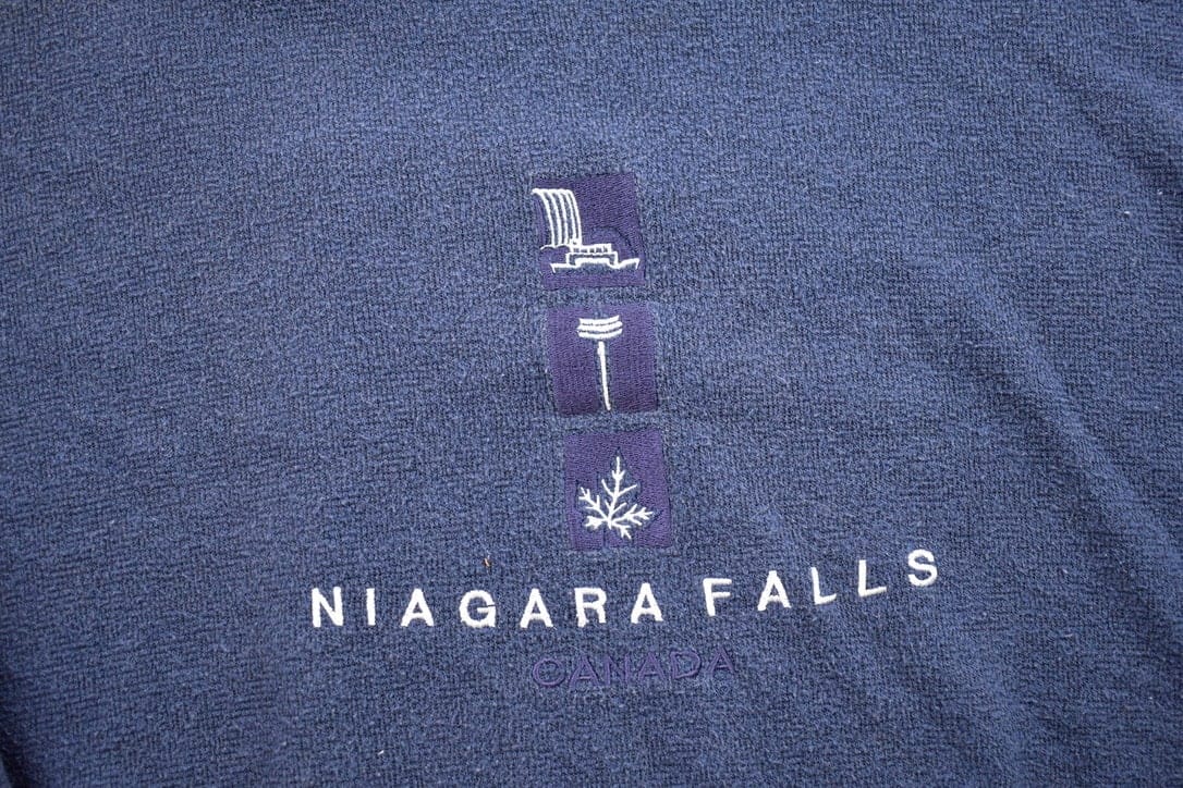 Other Clothing > Gender Neutral Adult Clothing > Hoodies & Sweatshirts > Sweatshirts Vintage 1990s Niagara Falls Crewneck Sweatshirt Men's Medium