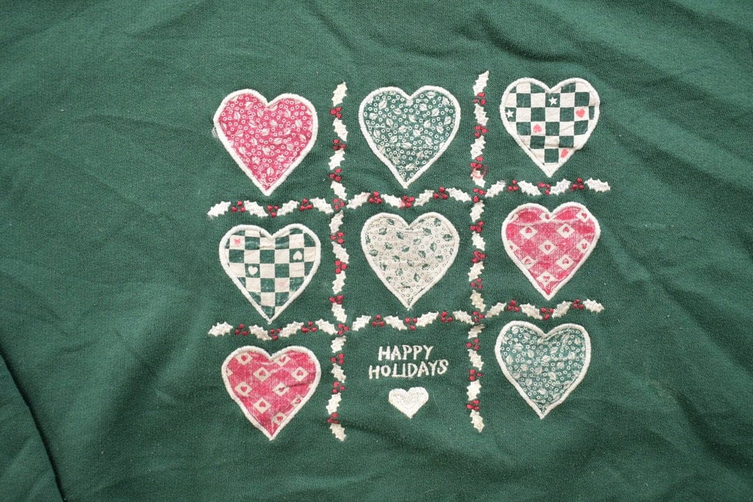 Other Clothing > Gender Neutral Adult Clothing > Hoodies & Sweatshirts > Sweatshirts Vintage 1990s Nutcracker Christmas Sweater Men's Large