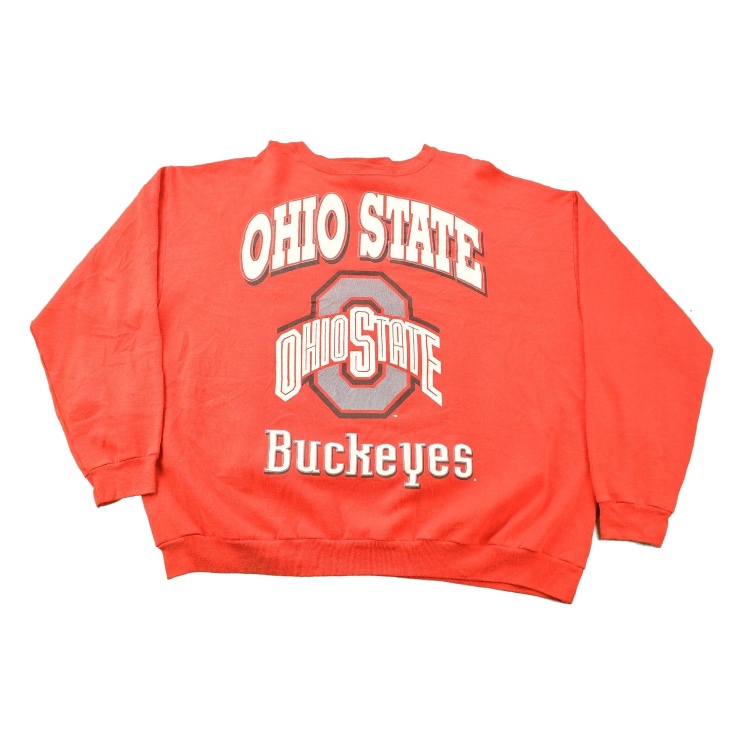 Other Clothing > Gender Neutral Adult Clothing > Hoodies & Sweatshirts > Sweatshirts Vintage 1990s Ohio State University Buckeyes Collegiate Crewneck Men's 2XL