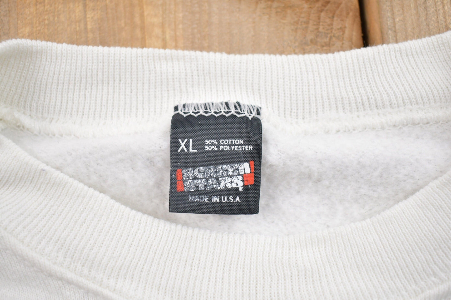 Other Clothing > Gender Neutral Adult Clothing > Hoodies & Sweatshirts > Sweatshirts Vintage 1990s Orrville Ohio Train Theme Crewneck Sweatshirt Men's Medium