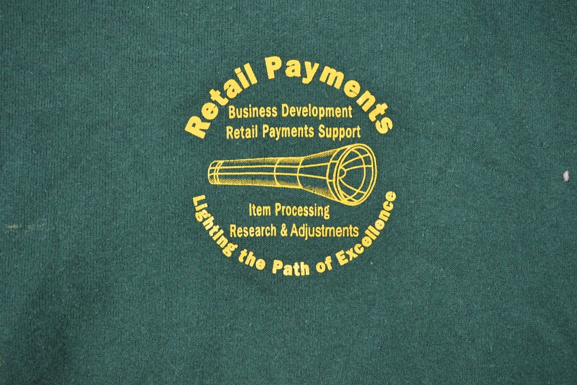 Other Clothing > Gender Neutral Adult Clothing > Hoodies & Sweatshirts > Sweatshirts Vintage 1990s Retail Payments Crewneck Sweatshirt Men's XL