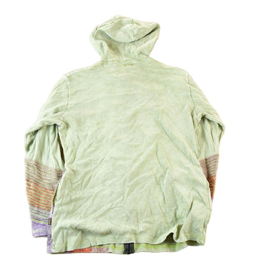 Other Clothing > Gender Neutral Adult Clothing > Hoodies & Sweatshirts > Sweatshirts Vintage 1990s Rising International Heavy Cable Knit Patch Full Zip Hoodie Sweatshirt Women's S