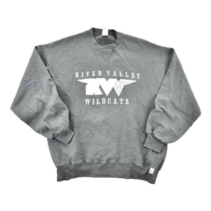 Other Clothing > Gender Neutral Adult Clothing > Hoodies & Sweatshirts > Sweatshirts Vintage 1990s River Valley Wildcats Russell Crewneck Sweatshirt Men's M