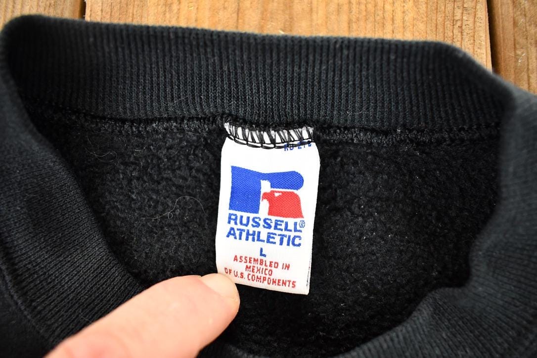 Other Clothing > Gender Neutral Adult Clothing > Hoodies & Sweatshirts > Sweatshirts Vintage 1990s River Valley Wildcats Russell Crewneck Sweatshirt Men's M