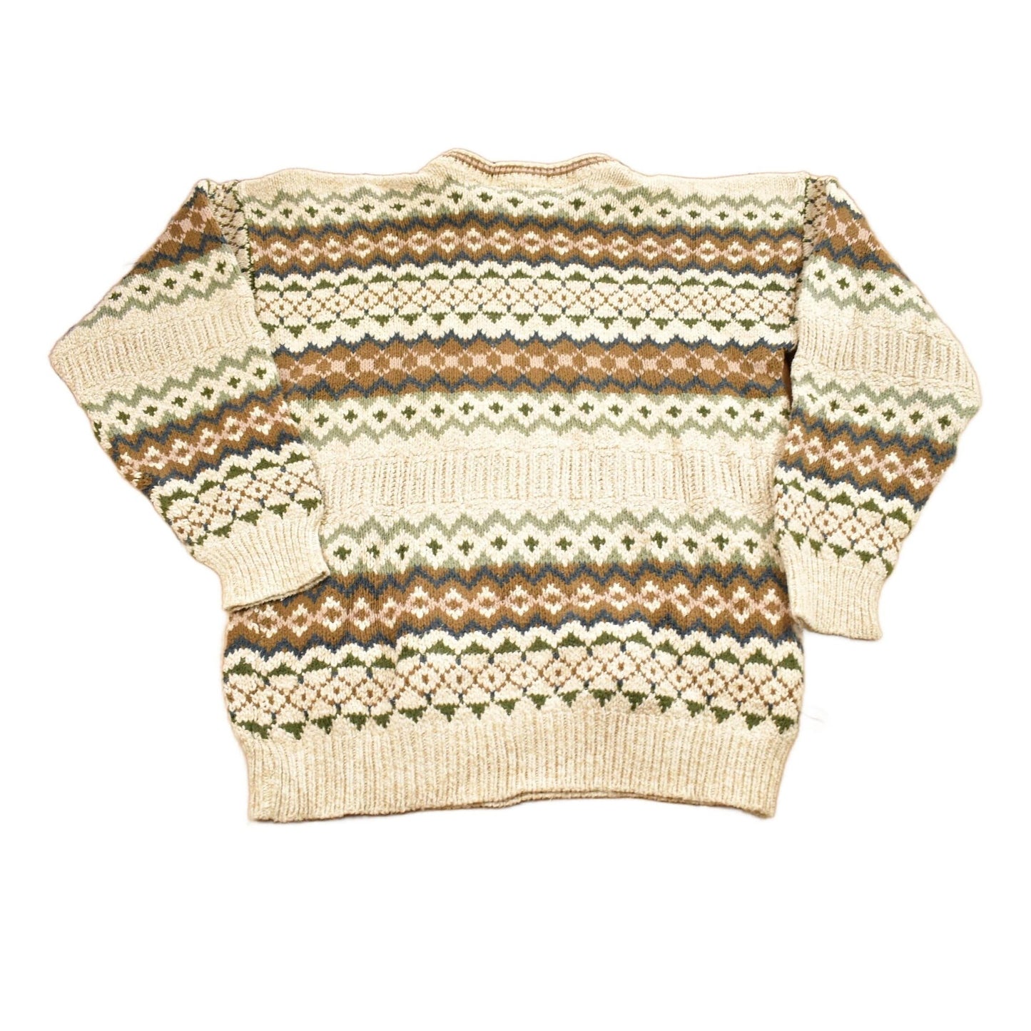 Other Clothing > Gender Neutral Adult Clothing > Hoodies & Sweatshirts > Sweatshirts Vintage 1990s Robert Stock Knitted Sweater Men's Medium