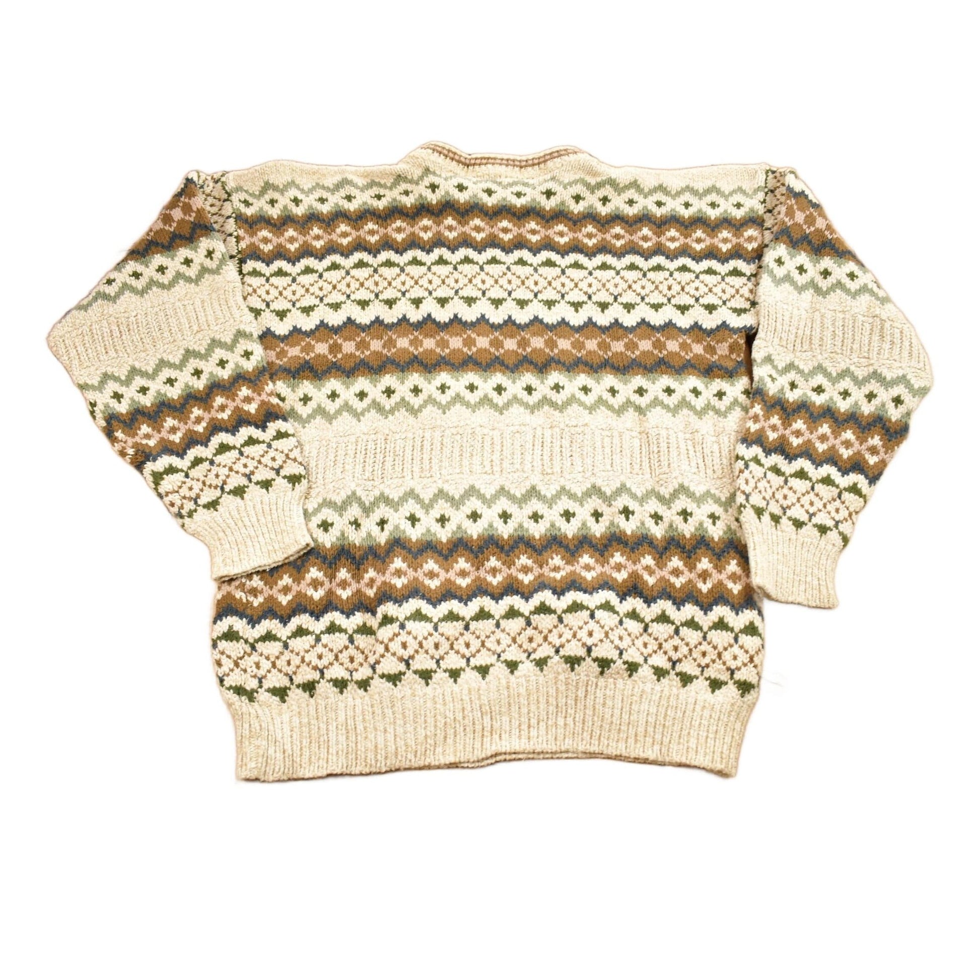 Other Clothing > Gender Neutral Adult Clothing > Hoodies & Sweatshirts > Sweatshirts Vintage 1990s Robert Stock Knitted Sweater Men's Medium