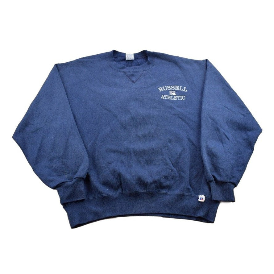 Other Clothing > Gender Neutral Adult Clothing > Hoodies & Sweatshirts > Sweatshirts Vintage 1990s Russell Athletics Blank Crewneck Sweatshirt Men's Medium