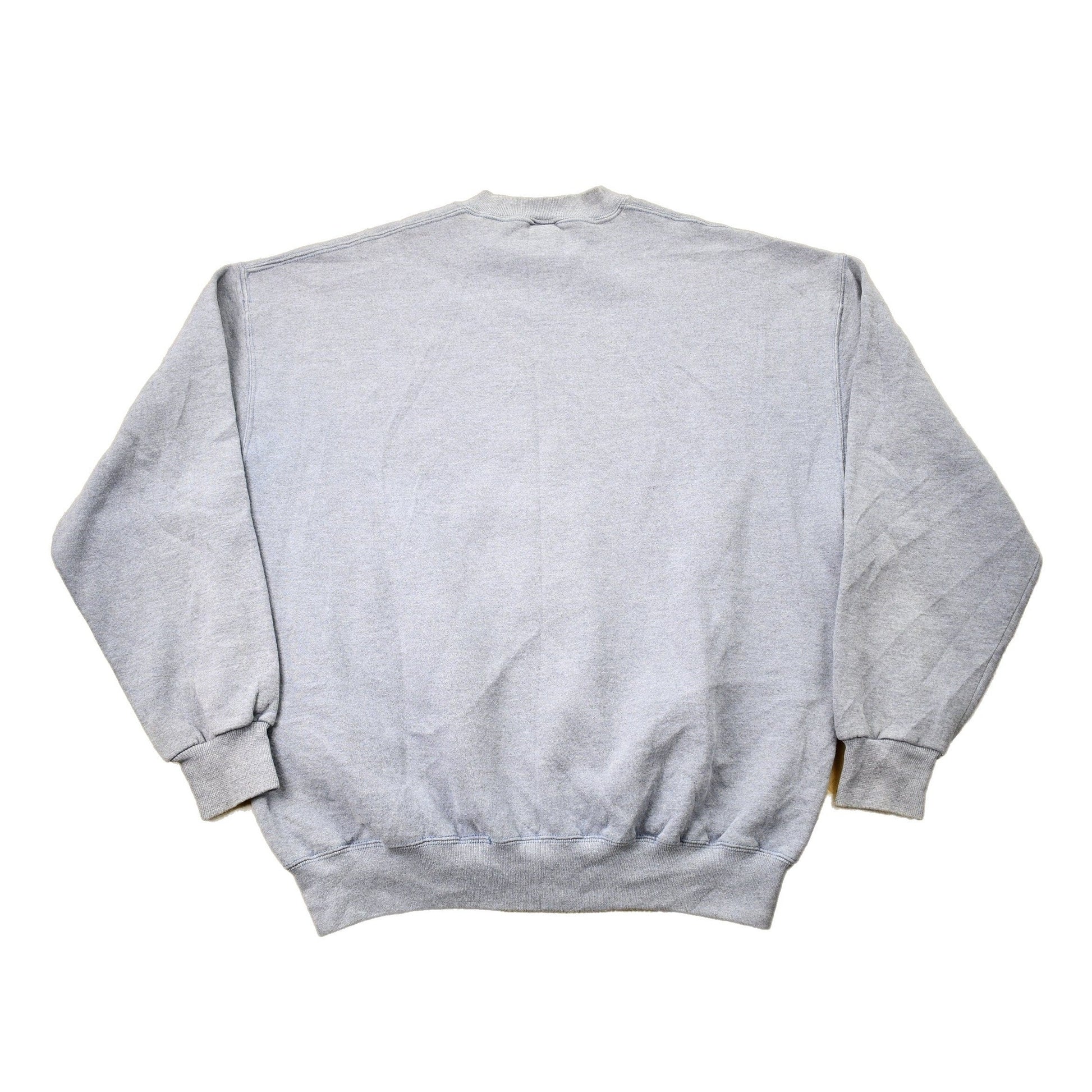 Other Clothing > Gender Neutral Adult Clothing > Hoodies & Sweatshirts > Sweatshirts Vintage 1990s Russell Athletics Grey Blank Crewneck Sweatshirt Men's Large