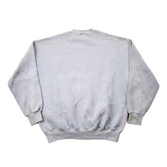 Other Clothing > Gender Neutral Adult Clothing > Hoodies & Sweatshirts > Sweatshirts Vintage 1990s Russell Athletics Grey Blank Crewneck Sweatshirt Men's Large