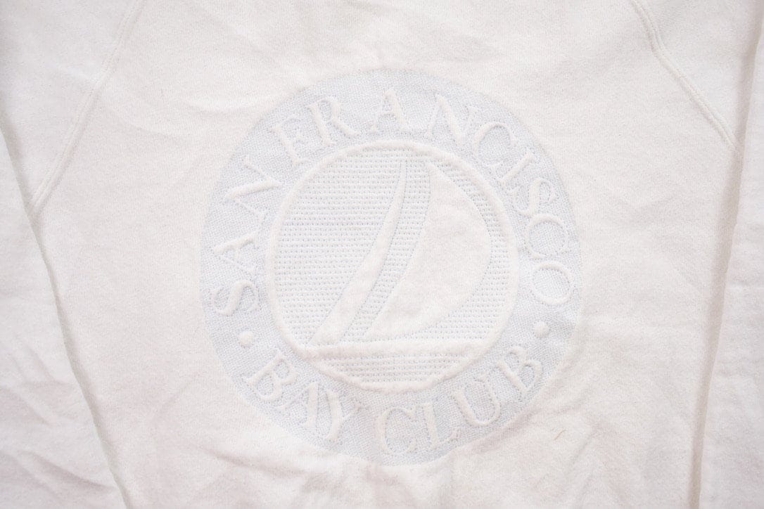 Other Clothing > Gender Neutral Adult Clothing > Hoodies & Sweatshirts > Sweatshirts Vintage 1990s San Francisco Bay Club Crewneck Sweatshirt Men's S