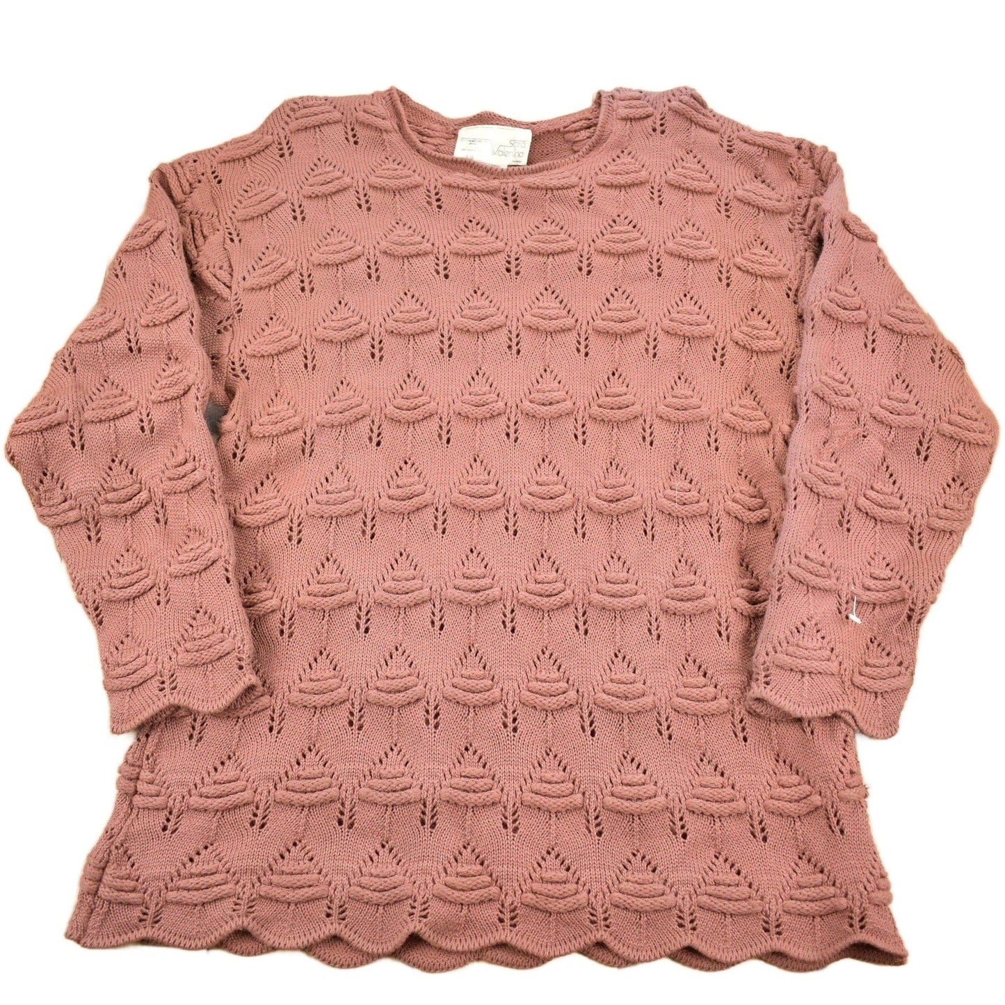 Other Clothing > Gender Neutral Adult Clothing > Hoodies & Sweatshirts > Sweatshirts Vintage 1990s Sara Valentina Yarn Knit Sweater Men's Large