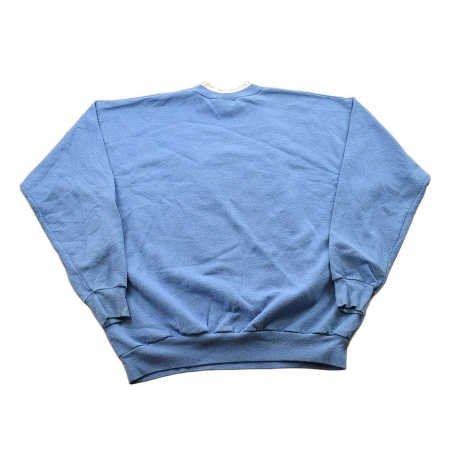 Other Clothing > Gender Neutral Adult Clothing > Hoodies & Sweatshirts > Sweatshirts Vintage 1990s Snowman Theme Crewneck Sweater Men's Large