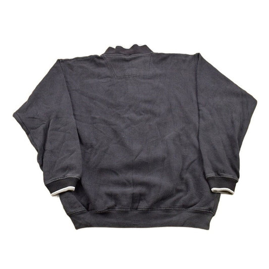 Other Clothing > Gender Neutral Adult Clothing > Hoodies & Sweatshirts > Sweatshirts Vintage 1990s Spalding Athletic Quarter Zip Sweatshirt Men's Medium