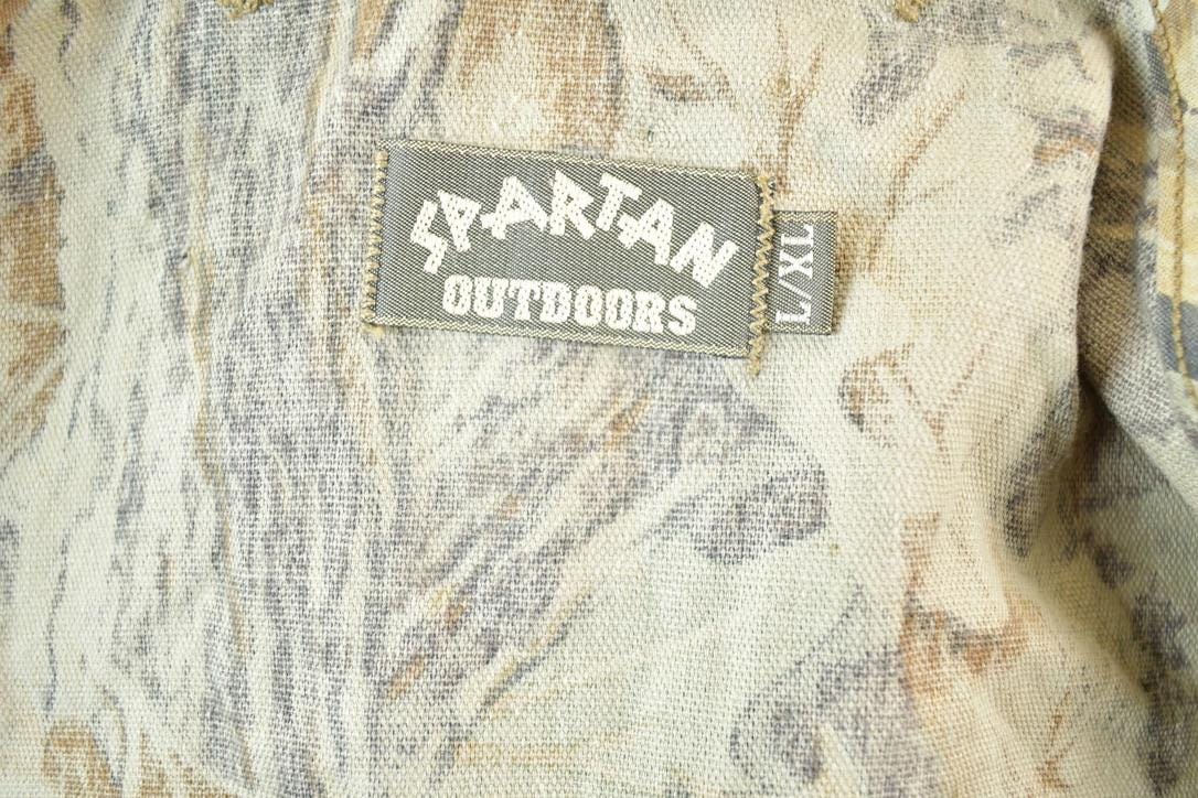 Other Clothing > Gender Neutral Adult Clothing > Hoodies & Sweatshirts > Sweatshirts Vintage 1990s Spartan Outdoors Realtree Camo Vest Mens L