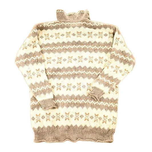 Other Clothing > Gender Neutral Adult Clothing > Hoodies & Sweatshirts > Sweatshirts Vintage 1990s St Johns Bay Knit Abstract Pattern Crewneck Sweater Women's XL