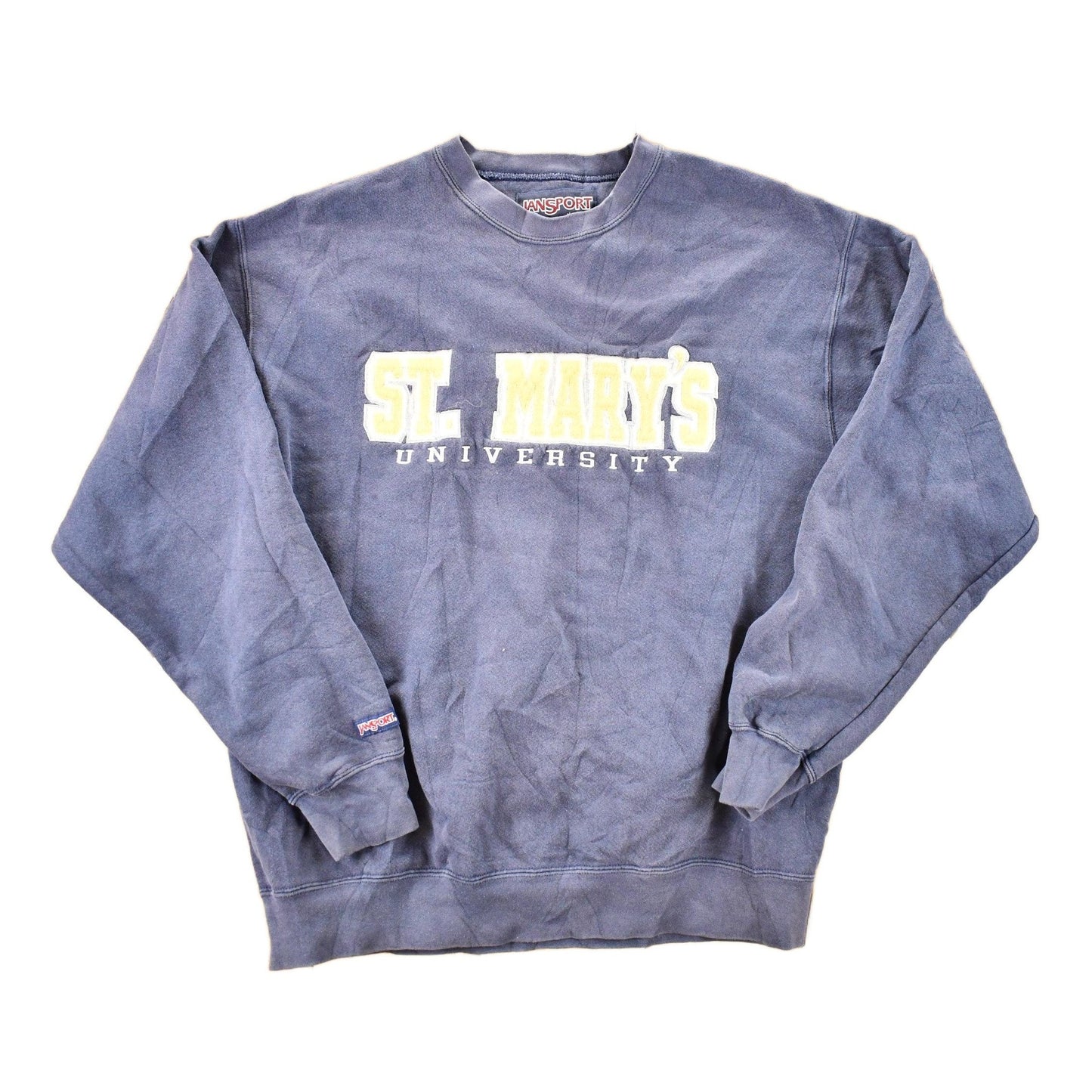 Other Clothing > Gender Neutral Adult Clothing > Hoodies & Sweatshirts > Sweatshirts Vintage 1990s St Mary's University Jansport Crewneck Sweatshirt Mens M