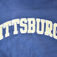 Other Clothing > Gender Neutral Adult Clothing > Hoodies & Sweatshirts > Sweatshirts Vintage 1990s Steve And Barry's Pittsburgh University Cross Grain Crewneck Mens L