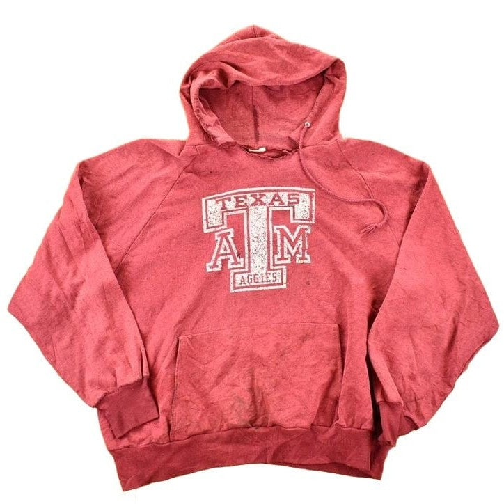 Other Clothing > Gender Neutral Adult Clothing > Hoodies & Sweatshirts > Sweatshirts Vintage 1990s Texas Eagles University Hoodie Mens M