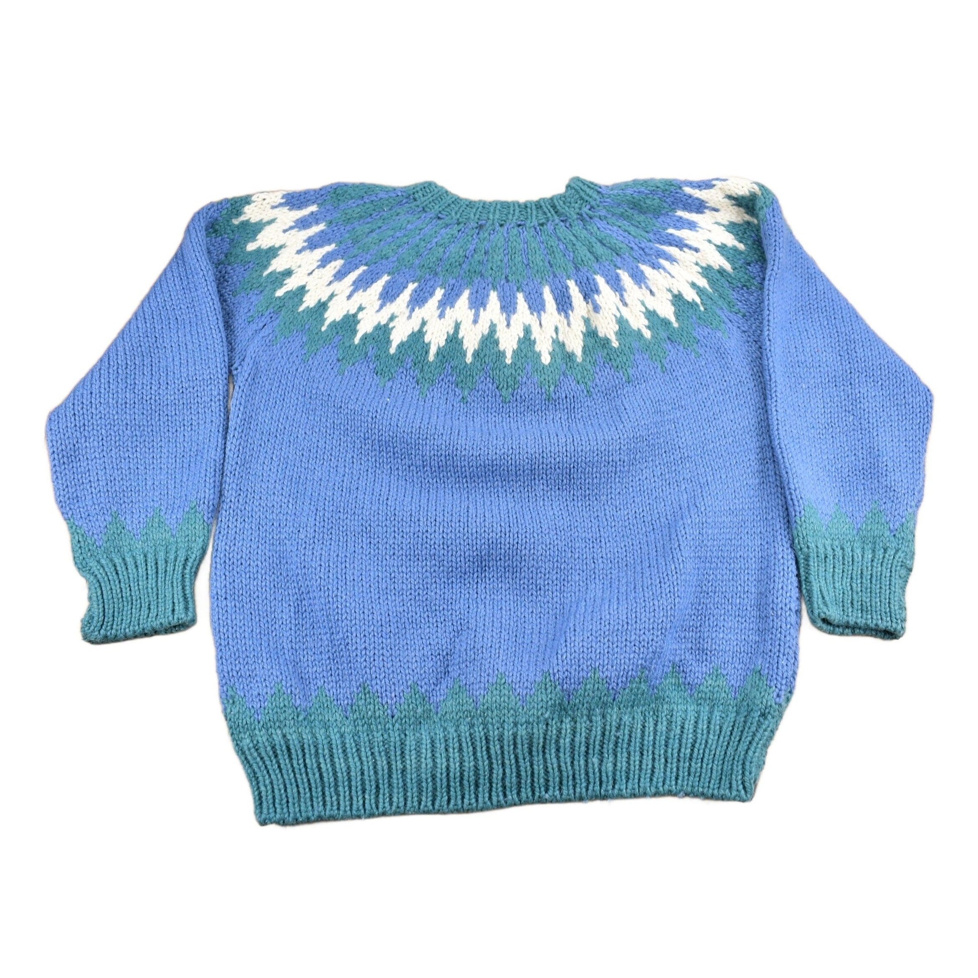 Other Clothing > Gender Neutral Adult Clothing > Hoodies & Sweatshirts > Sweatshirts Vintage 1990s The Lodge Pure Wool Knitted Sweater Men's Large