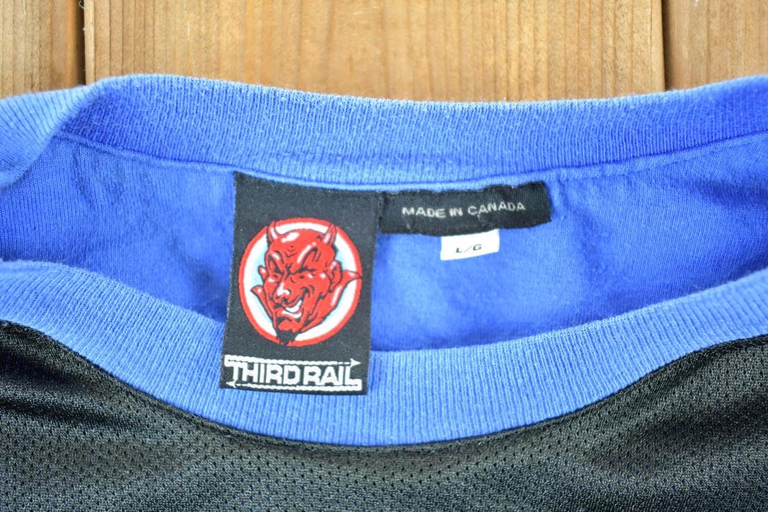 Other Clothing > Gender Neutral Adult Clothing > Hoodies & Sweatshirts > Sweatshirts Vintage 1990s Third Rail Mesh Crewneck Sweatshirt Mens L