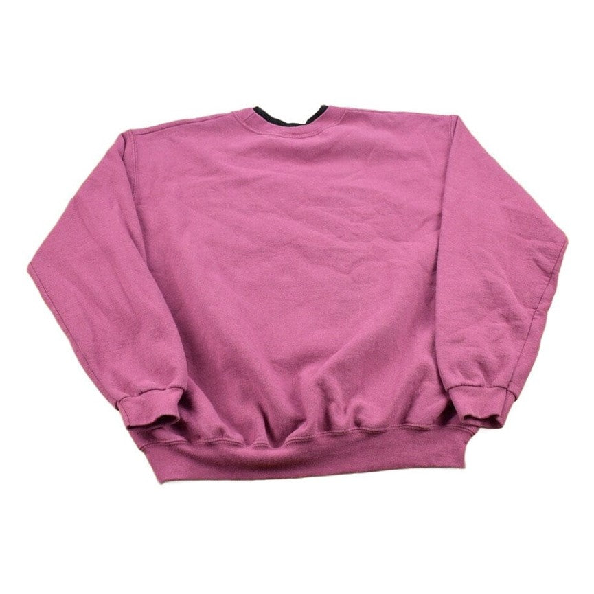 Other Clothing > Gender Neutral Adult Clothing > Hoodies & Sweatshirts > Sweatshirts Vintage 1990s Top Stitch Heart Theme Crewneck Sweater Men's Large