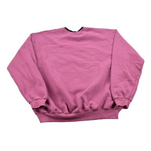 Other Clothing > Gender Neutral Adult Clothing > Hoodies & Sweatshirts > Sweatshirts Vintage 1990s Top Stitch Heart Theme Crewneck Sweater Men's Large