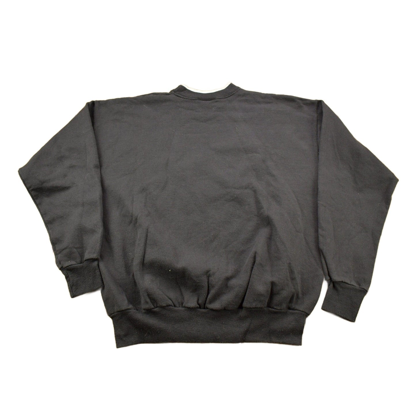 Other Clothing > Gender Neutral Adult Clothing > Hoodies & Sweatshirts > Sweatshirts Vintage 1990s Trick Or Treat Halloween Theme Crewneck Sweatshirt Men's L